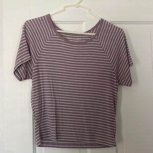 American Eagle Outfitters, size M, purple and white